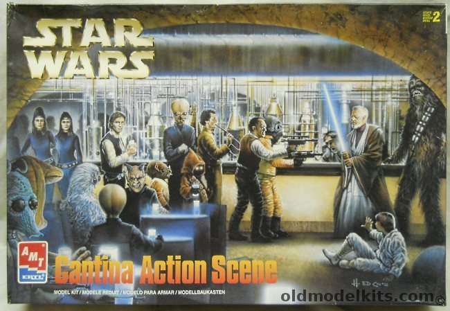 AMT Star Wars Cantina Action Scene Diorama, 8205 plastic model kit